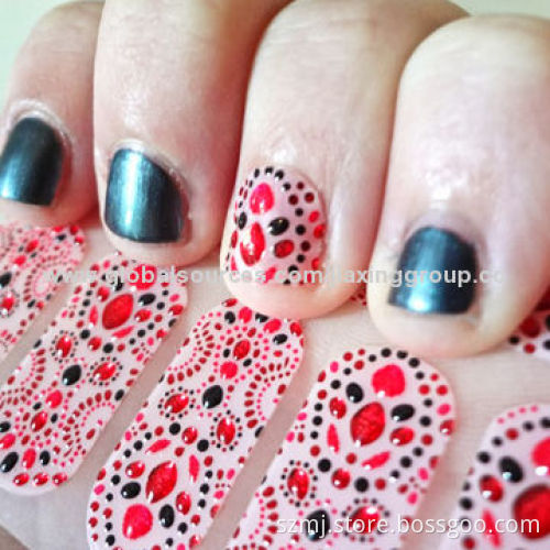3D Nail Stickers with Lovely Design, OEM Orders WelcomedNew